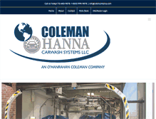 Tablet Screenshot of colemanhanna.com
